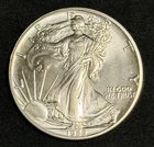 1989 American Silver Eagle 1 Oz .999 Fine Coin, No Reserve #289