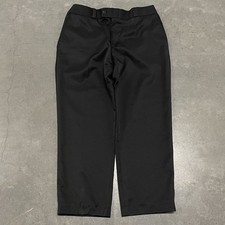 Vintage 1990s Black Dress Pant Trousers Black Size 34  Waist