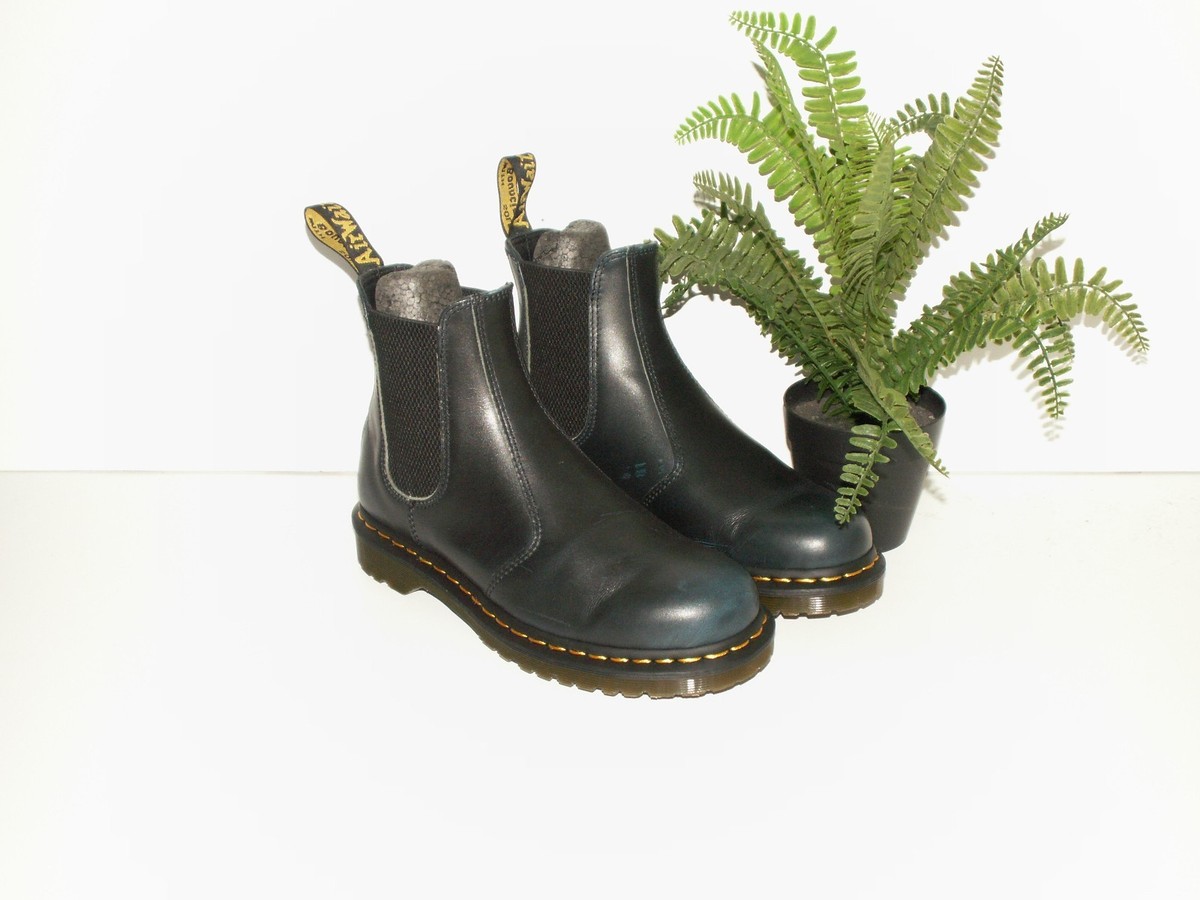 Martens 2976 blue navy chelsea boots uk eu 40 us