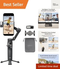 DJI Osmo Mobile 8 Gimbal Stabilizer for Phone, AI Native Tracking with Audio  L