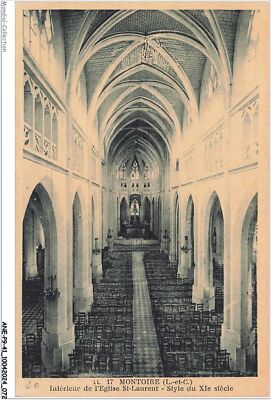ANEP9-0763-41 - Montoire - Innen Aus der Kirche st. Lawrence - Stil Des Xi