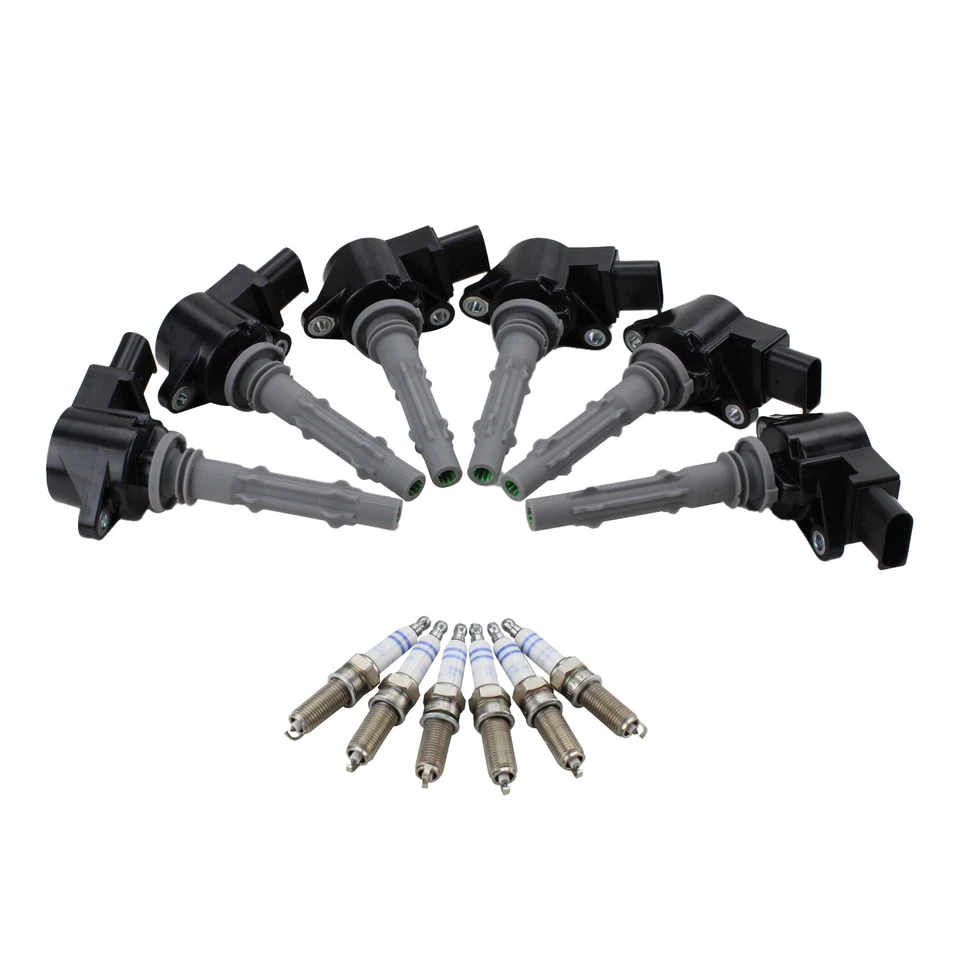 Bosch Kit de 6 bobinas de encendido y 6 bujías dobles platino para Mercedes-Benz V6 Foto 3 de 3