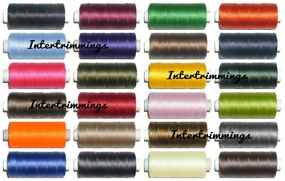 STARK GEBUNDENES NYLONFADEN 60ER, 200MTR SPULE, POLSTERUNG USW., FARBE WÄHLEN