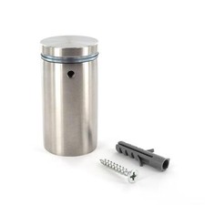 Sign Standoff 1-1/4" Diameter x 2" Barrel Length Brushed Stainless Finish Eco