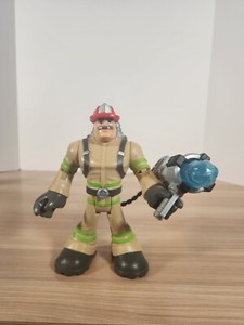 2018 Mattel Fisher-Price Rescue Heroes Billy Blazes 6 inch Fire Fighter Complete