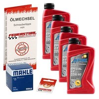 Honda Cb 650 (RC03) 79-82, Alpine 10W40 ÖL + Mahle ÖLfilter, MotoröL Set