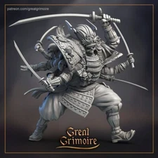 Samurai by Great Grimoire | RPG | TTRPG | Miniature | Fantasy | Tabletop