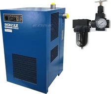 SCHULZ 175 CFM REFRIGERATED COMPRESSED AIR DRYER, 40HP & 50HP COMPRESSORS, 115V