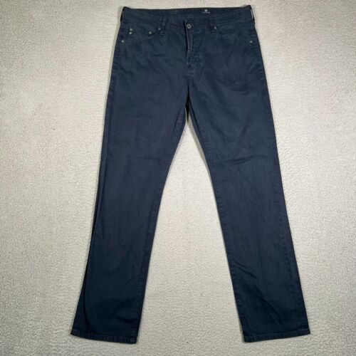 AG Adriano Goldschmied Pants Mens 33x32 Blue Everett Slim Straight Casual Chino
