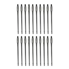 20X Replacement Steel Split Eye Needle For Metal T-Handle Tire Plug Repair Tool