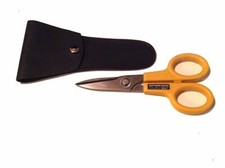 OLFA Stainless Steel Serrated Edge Scissor 5" with Leather Case  MADE in Japan