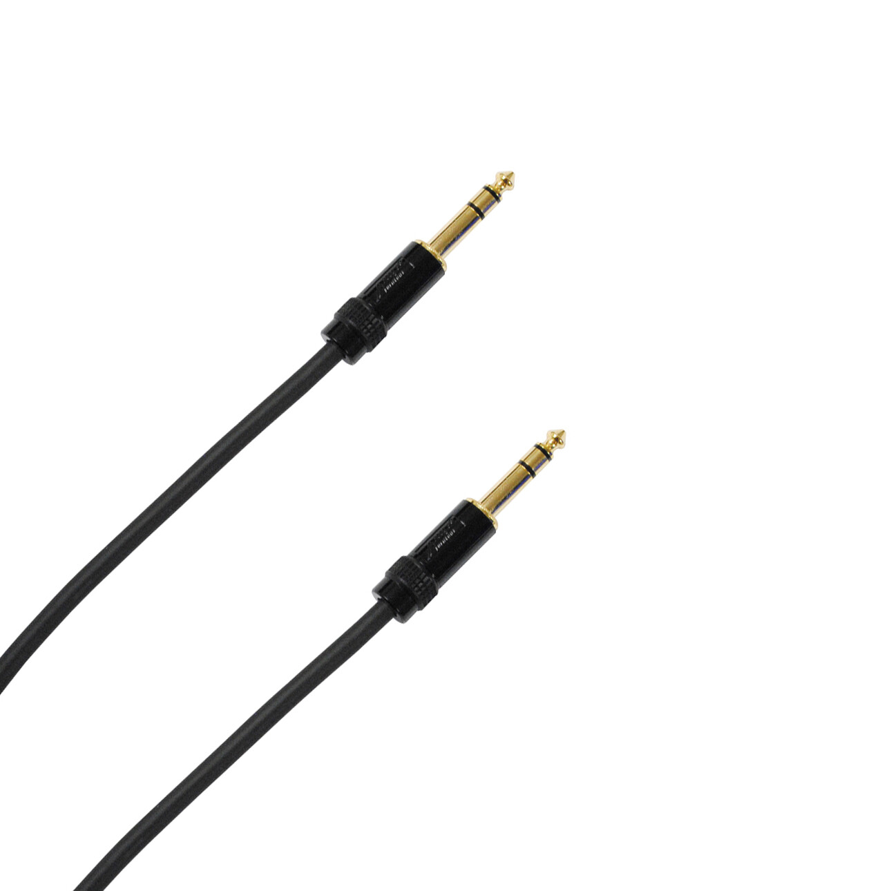 Audio2000's E08112P2 12 Ft 1/4" TRS to 1/4" TRS Audio Cable (2 Pack)