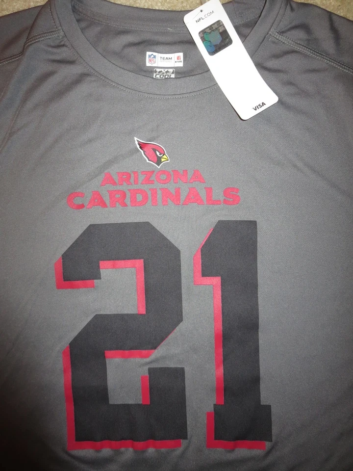 Patrick Peterson #21 Arizona Cardinals NFL TX3 классная тренировочная рубашка LG L НОВАЯ - Изображение 3 из 3