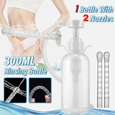 Anal Vaginal Douche Kit Enema Cleaning Bottle Pump Hygiene For Adult Women USA