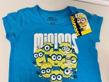 Blue Minions Short Sleeve T-Shirt - Brand New with Tags - Youth Size 10/12