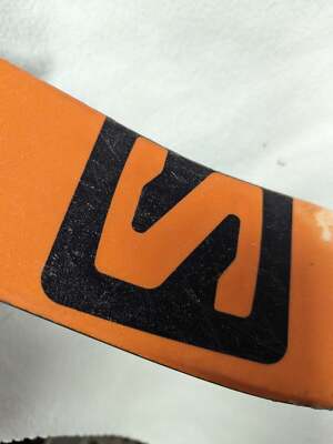 Salomon NFX Twin Tip Skis Look Bindings Size 120 Cm Color Orange