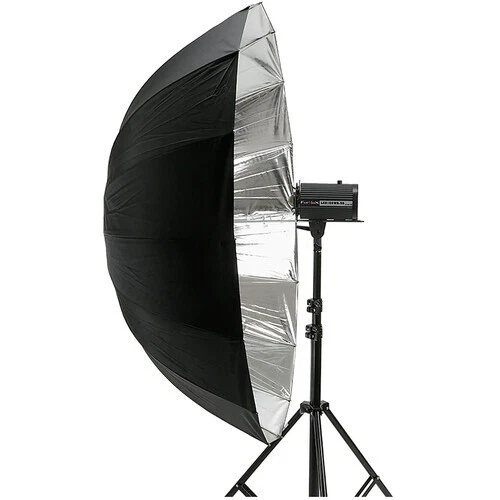 Parabolic Photography Umbrella for Photo/Video 59" Silver Reflect Translucent - Image 2 of 2
