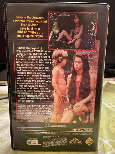 Where the river runs black, MGM, CEL, 1986 ex-rental VHS video tape. - Picture 2 of 6