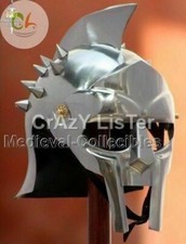 Christmas GLADIATOR MAXIMUS MEDIEVAL ARMOUR HELMET 300 MOVIE SPARTAN HELMET NEUF
