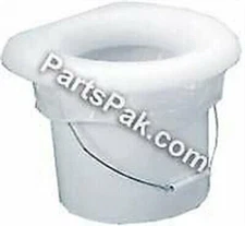 EZGO Throne Portable Toilet Seat w/Liner