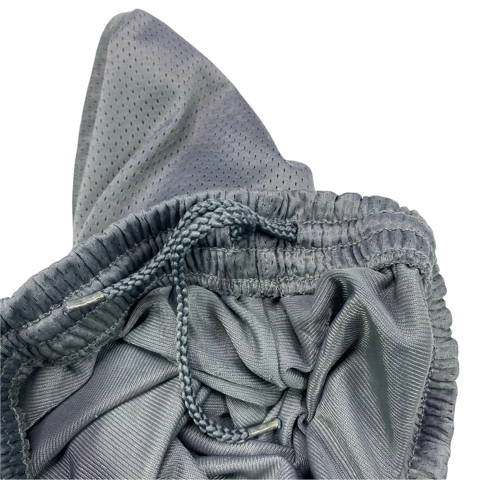 Pantalones Cortos New Balance Malla Niños Talla S Gris Atlético Cordón Baloncesto Foto 3 de 4