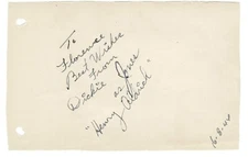 Dickie Jones signed autographed album page! AMCo! 12932