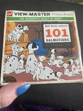 View-Master Disney's 101 Dalmatians Complete Set 3 Reels Packet Booklet GAF 1961