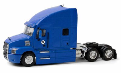1:64 Maßstab Greenlight 45110-B 2019 MACK Hymne Traktor Einheit - blau - brandneu in Verpackung
