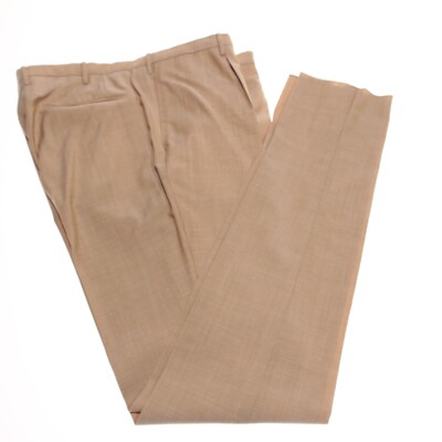 Incotex NWT Dress Pants Size 58 (US 42) Tight Fit Tan Beige Melange Wool  Blend | eBay