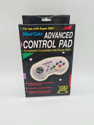 MAD CATZ ADVANCED CONTROL PAD | NEU / NEW | SUPER NINTENDO SNES | CONTROLLER 