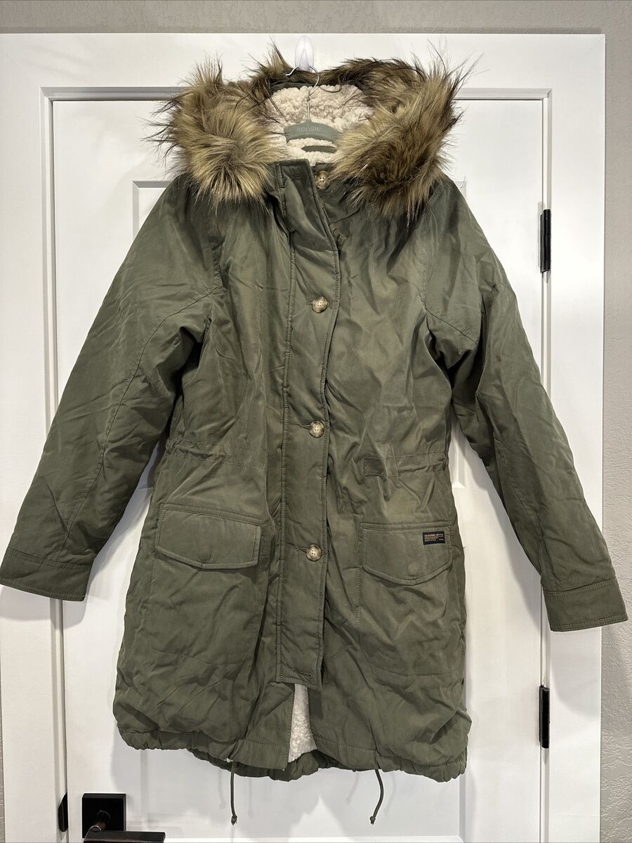 Abercrombie & Fitch Sherpa-Lined Military Parka Size Large Abercrombie & Fitch Sherpa-Lined Military Parka Size Large