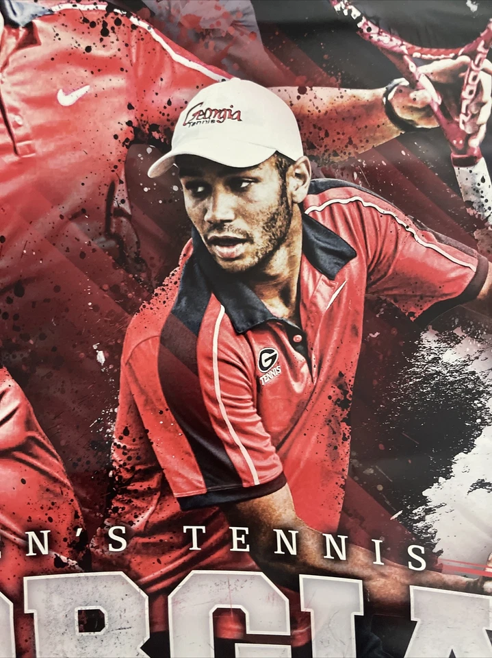 Cartel de tenis para hombres UGA 2012 Georgia Bulldogs calendario de atletas de la NCAA Foto 4 de 4