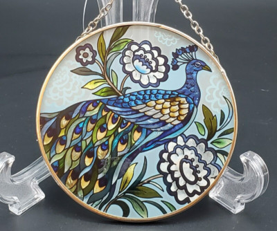 Amia Sun Catcher Peacock                    4.5 X 3 1/4