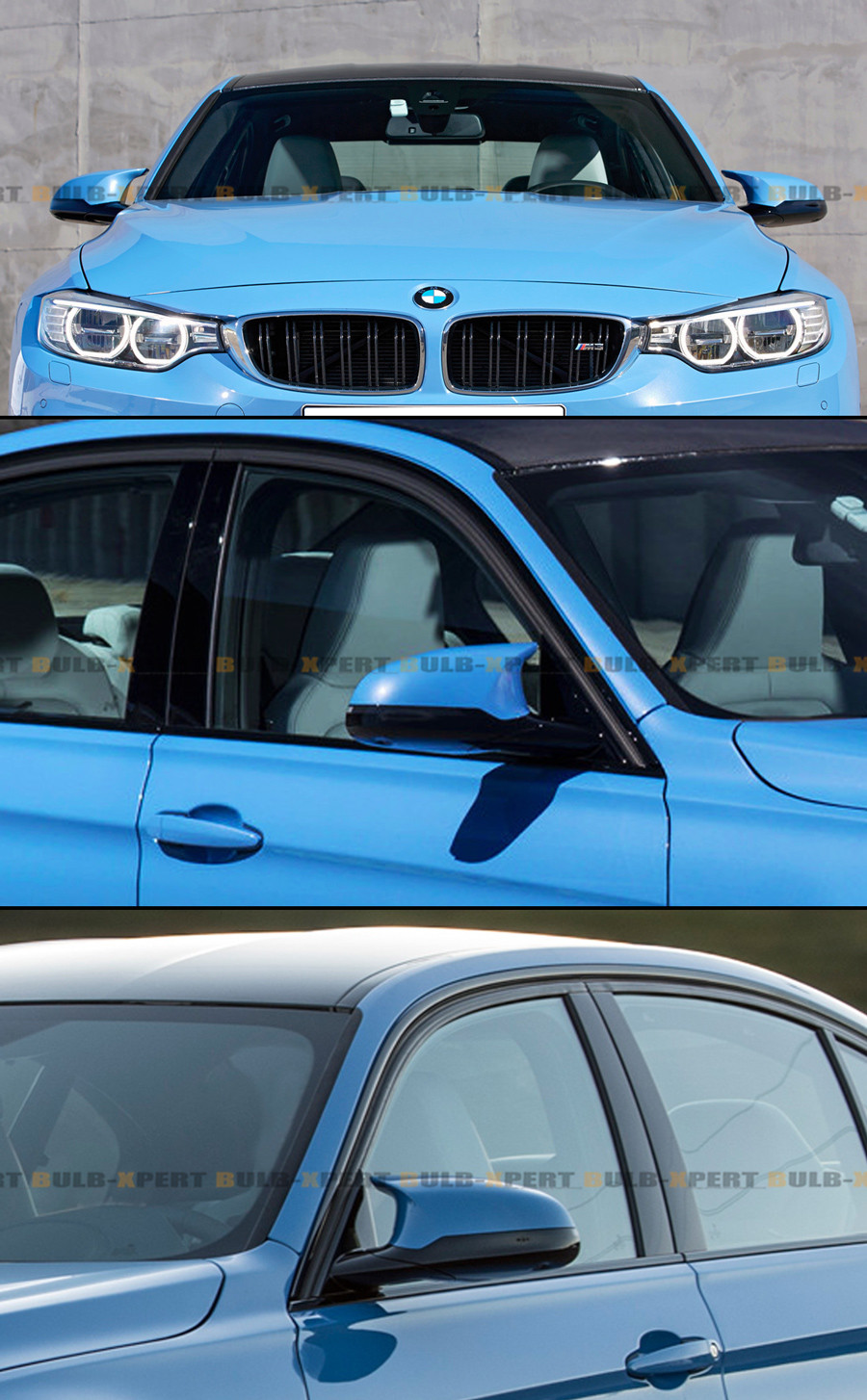 FOR BMW F22 F30 F32 F33 F36 TRUE M4 STYLE FULL WING MIRROR HOUSING