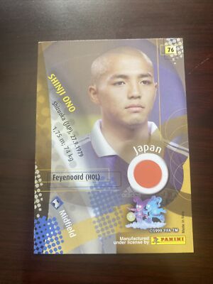 2002FIFAワールドカップ Shinji Ono 2002 Panini World Cup Card #76 Japan | eBay