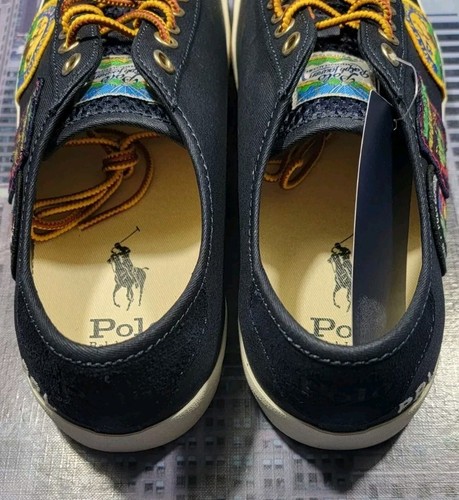 Polo Ralph Lauren Nelson Southwest Polo Expedition Sneaker Sz 8.5 01087 J22 New - Picture 6 of 11