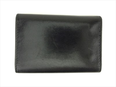 Salvatore Ferragamo Key case Ganchini Black leather Woman