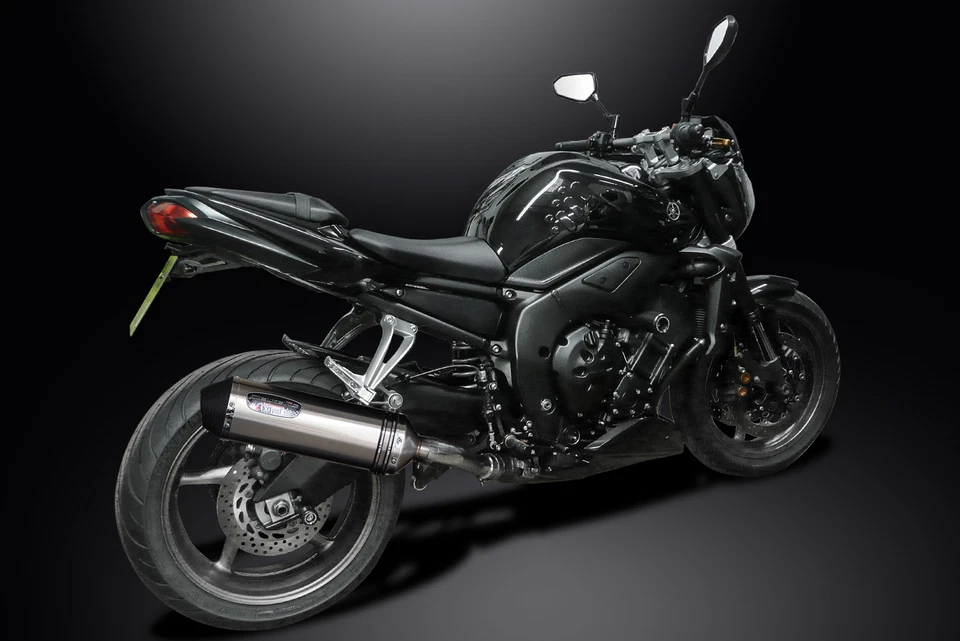 雅马哈 FZ-1 Fazer FZS1000 2006-2014 13.5 英寸 X-Oval 不锈钢排气消声器套件 — 第 4/4 张图片