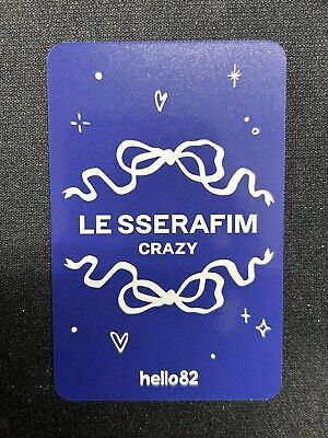 LE SSERAFIM CHAEWON CRAZY HELLO82 EXCLUSIVE PHOTOCARD RIBBON LE SSERAFIM CHAEWON CRAZY HELLO82 EXCLUSIVE PHOTOCARD RIBBON
