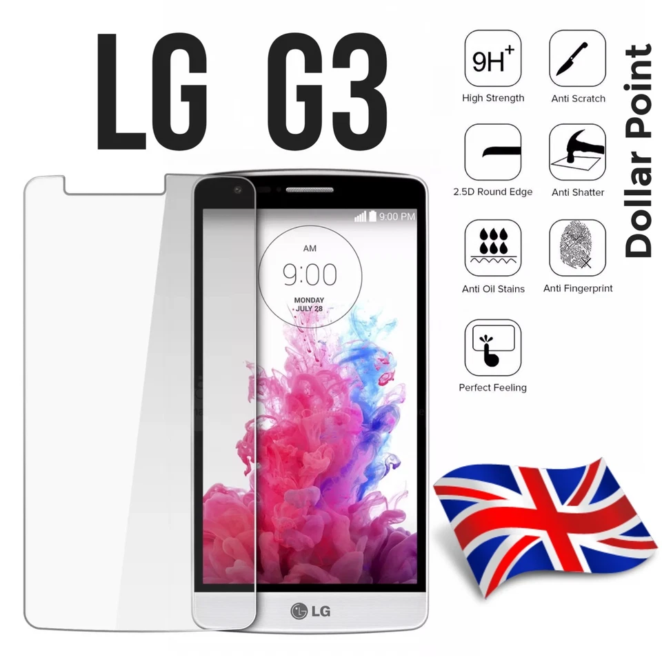 100% Genuine Tempered Glass screen protector for LG G3 - Image 2 of 4