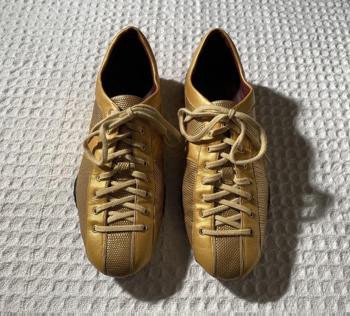 Cole haan gold clearance shoes