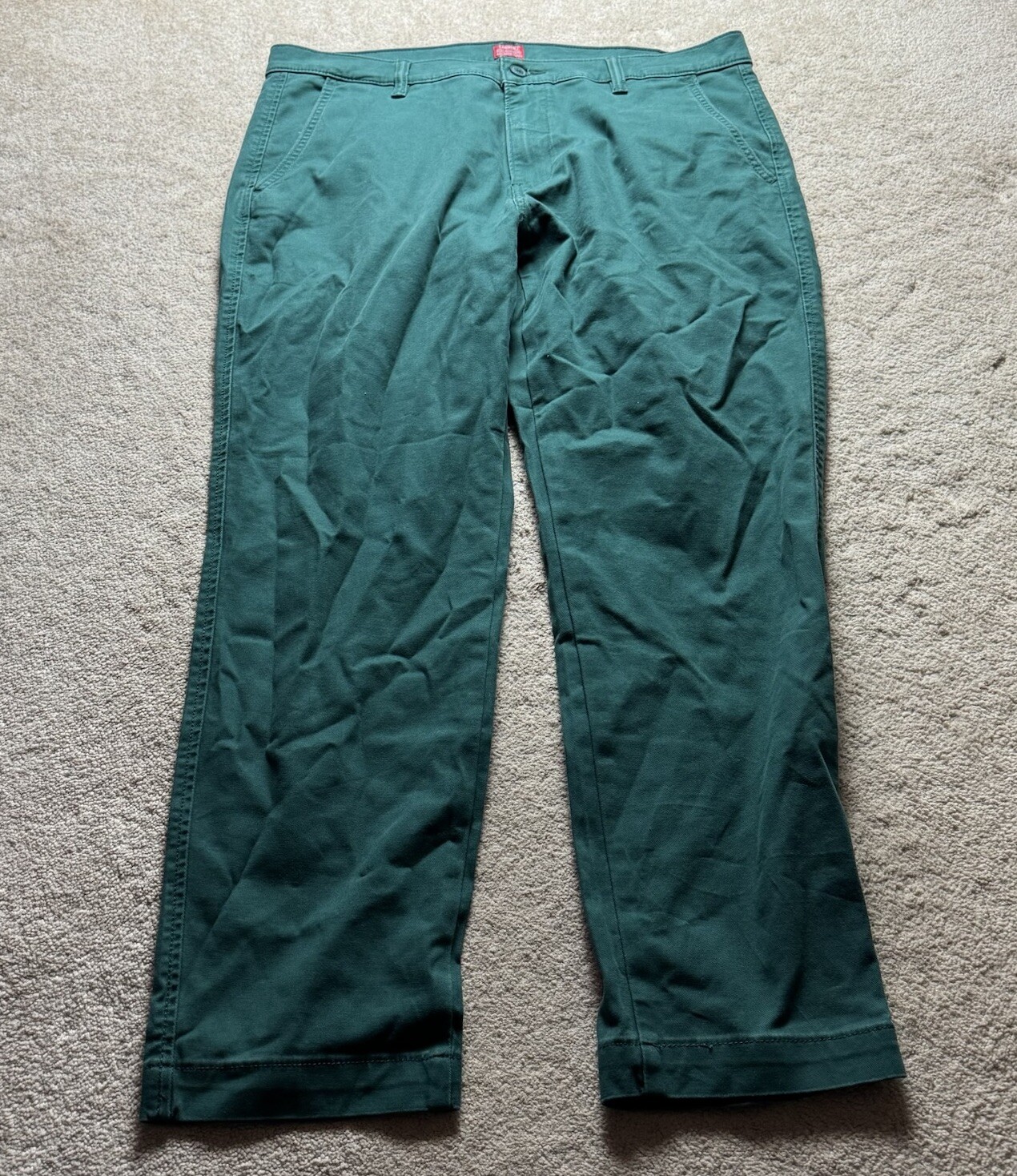 Levis XX Chino Relaxed Taper Pants Mens 36x30 Gray