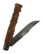Vintage Wooden Carved Jean Maggioros Spanish Folding Knife 10&rdquo; 1/1 On eBay
