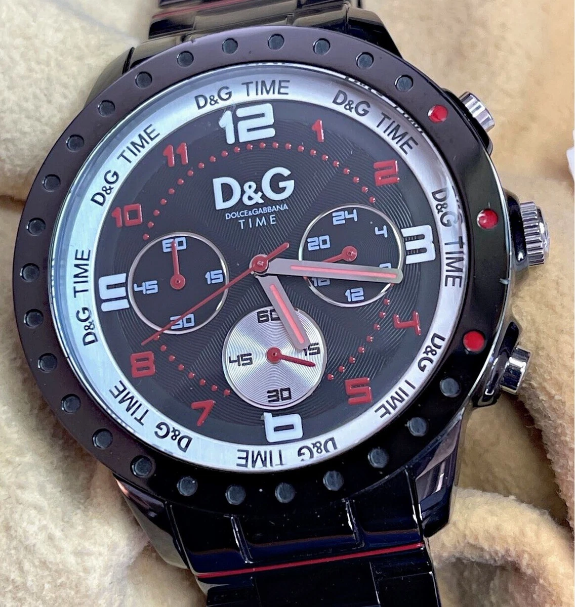 Dolce gabbana time 5 atm shop water resistant all stainless steel
