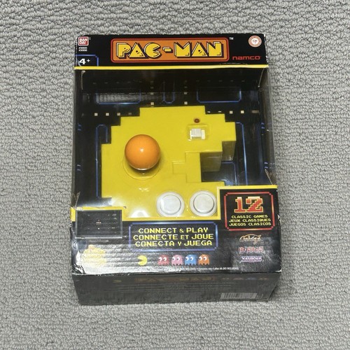 Jeu Pac-Man Bandai Namco 12 en 1 plug in NEUF boîte usure - Photo 1/9