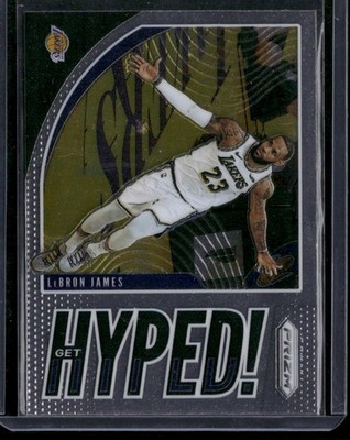 2019-20 Panini Prizm #2 LeBron James Get Hyped! Los Angeles Lakers