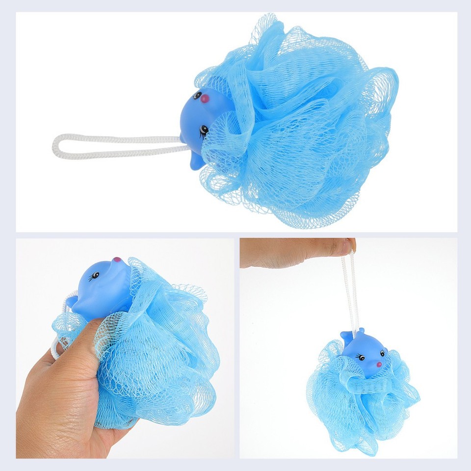 Rich Foaming Bath Sponge for Kids Cartoon Bathing Accessories | eBay ...