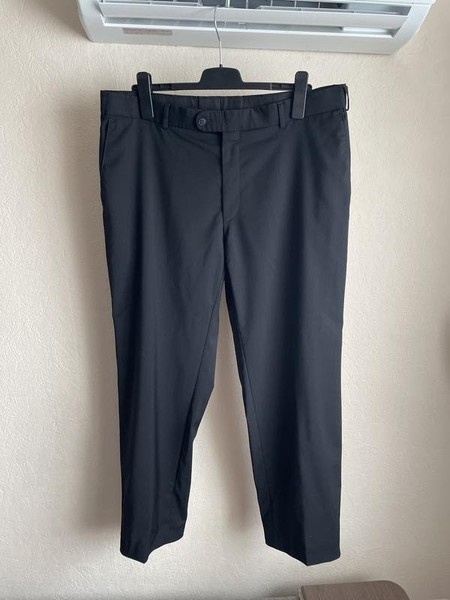Men Mario Bolucci Trousers Black Wool 34 / L / 50