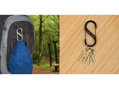 Niteize S-BINER DUAL KARABINER 4 SS schwarz SB4-03-01