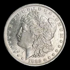 1882-O Morgan Silver Dollar, AU